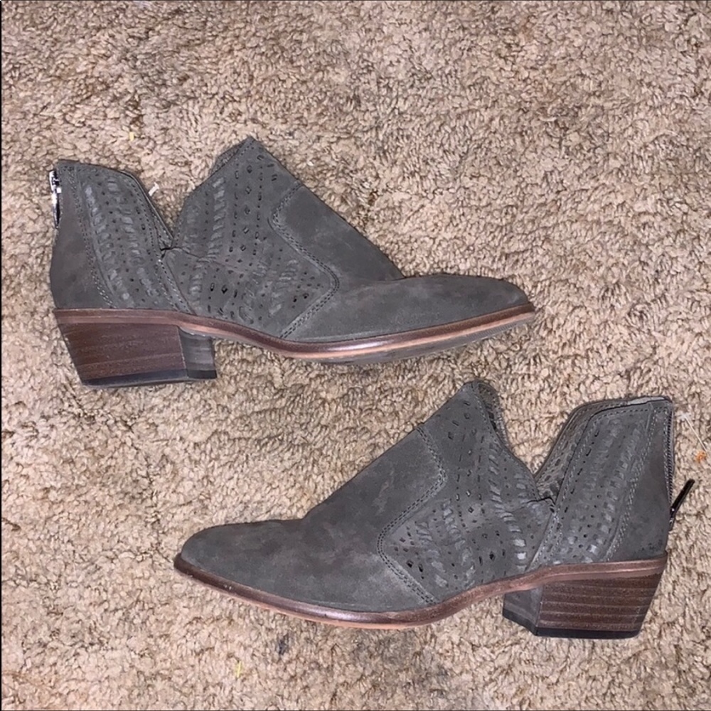 Dark grey booties